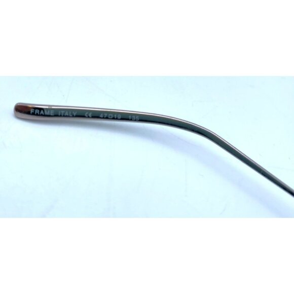 Calvin Klein Eyeglasses Glass Frames Metal Silver Italy 135 441 596 MSRP $199 - Picture 5 of 7